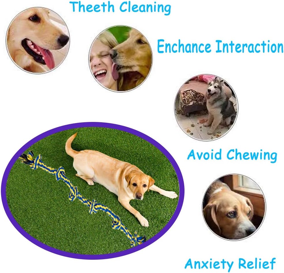 Extra Large Dog Rope Toys for Aggressive Chewers, Tug of War - 6knothandle - image 3