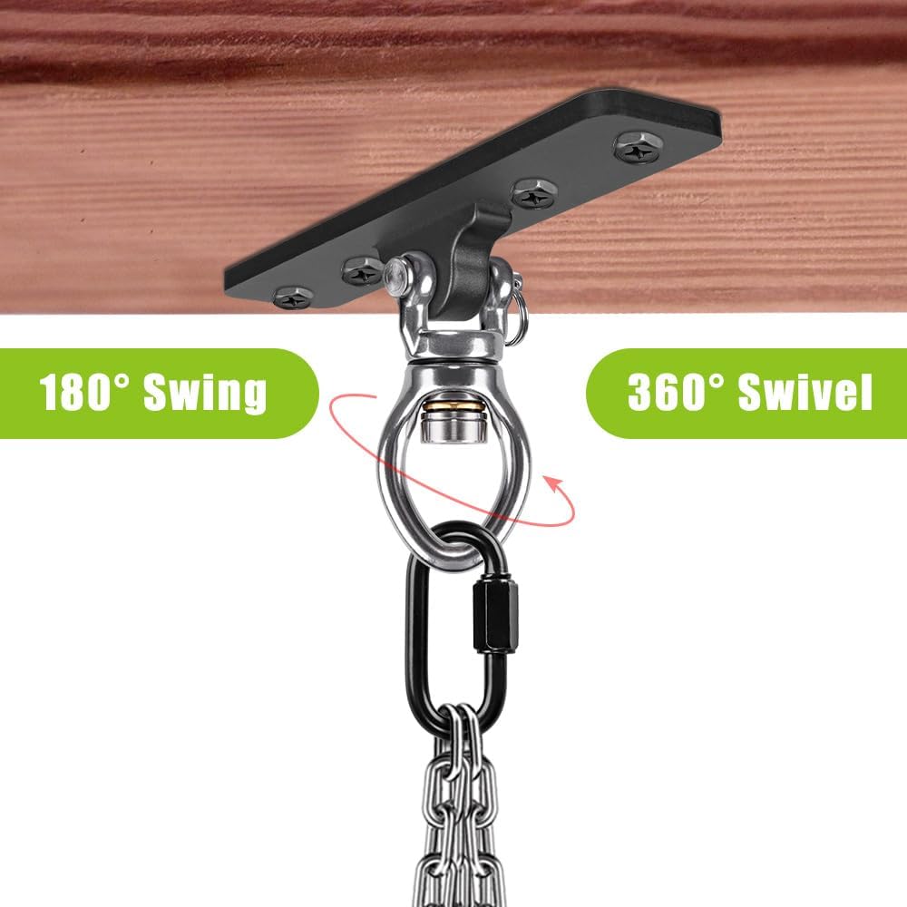Dolibest Heavy Duty Swing Hanger - Black Hangers- 2 Pack - image 4