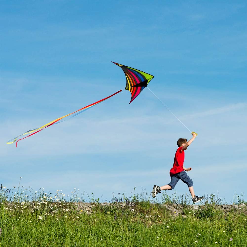 Delta Kite for Kids Ages 4-12 - 1 / Rainbow - image 4