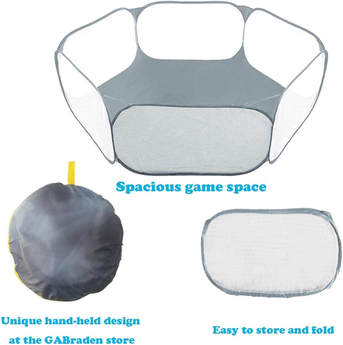 Small Animals Tent, Reptiles Cage - Grey - image 2
