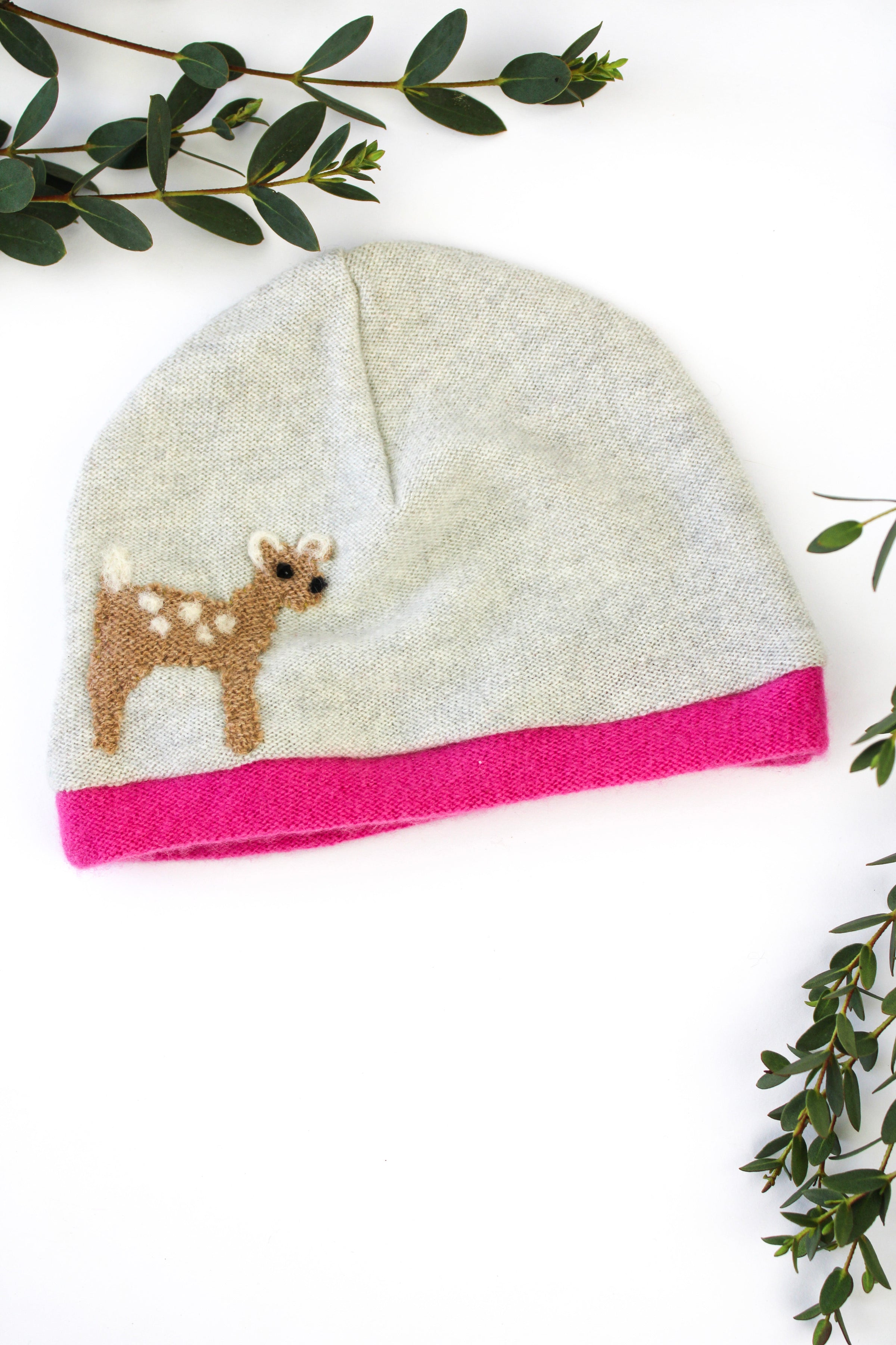 Fawn Cashmere Hat - Baby - BIG FRENCHIES