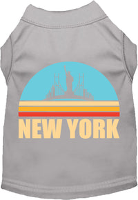 Adorable Cat or Dog Shirt for Pets "Retro New York"