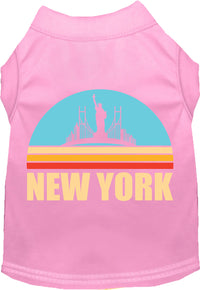 Adorable Cat or Dog Shirt for Pets "Retro New York"