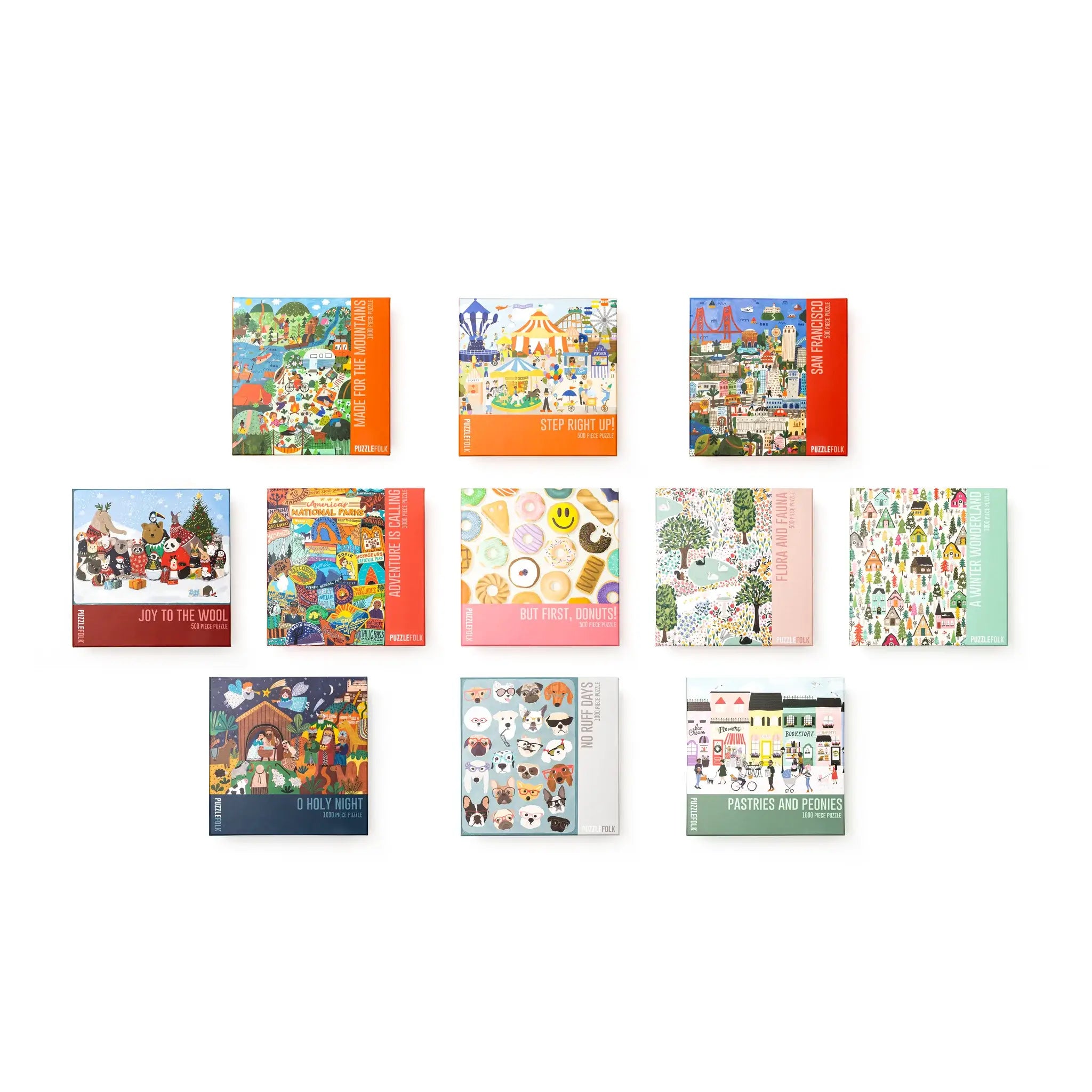 But First, Donuts 500 Piece Jigsaw Puzzle by Puzzlefolk