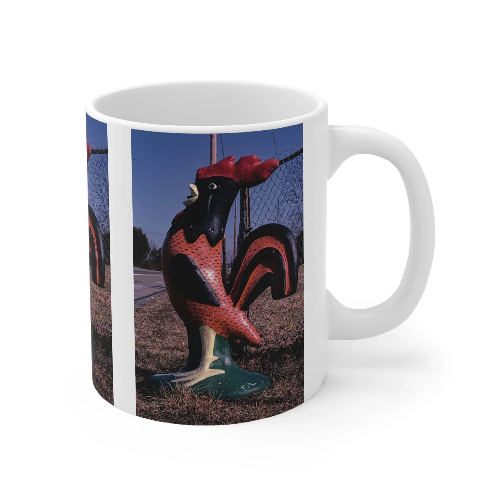 ROADSIDE MUGS - Big Rooster Ceramic Mug 11oz - BIG FRENCHIES