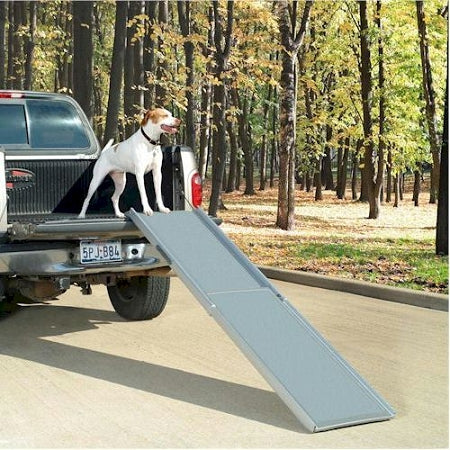 PetSafe Deluxe Telescoping Dog Ramp, Extra Large - 20 Inch Wide, Supports 300 lbs, for SUVs and Pickup Trucks