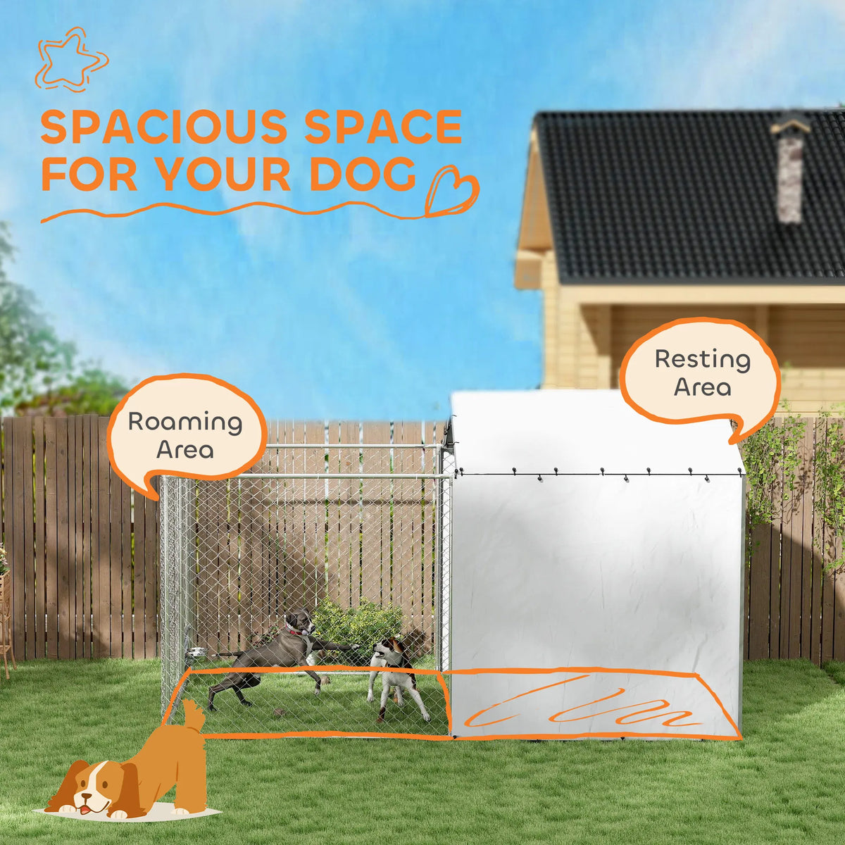 Dog Kennel(Not Supported non-defective remorse returns)