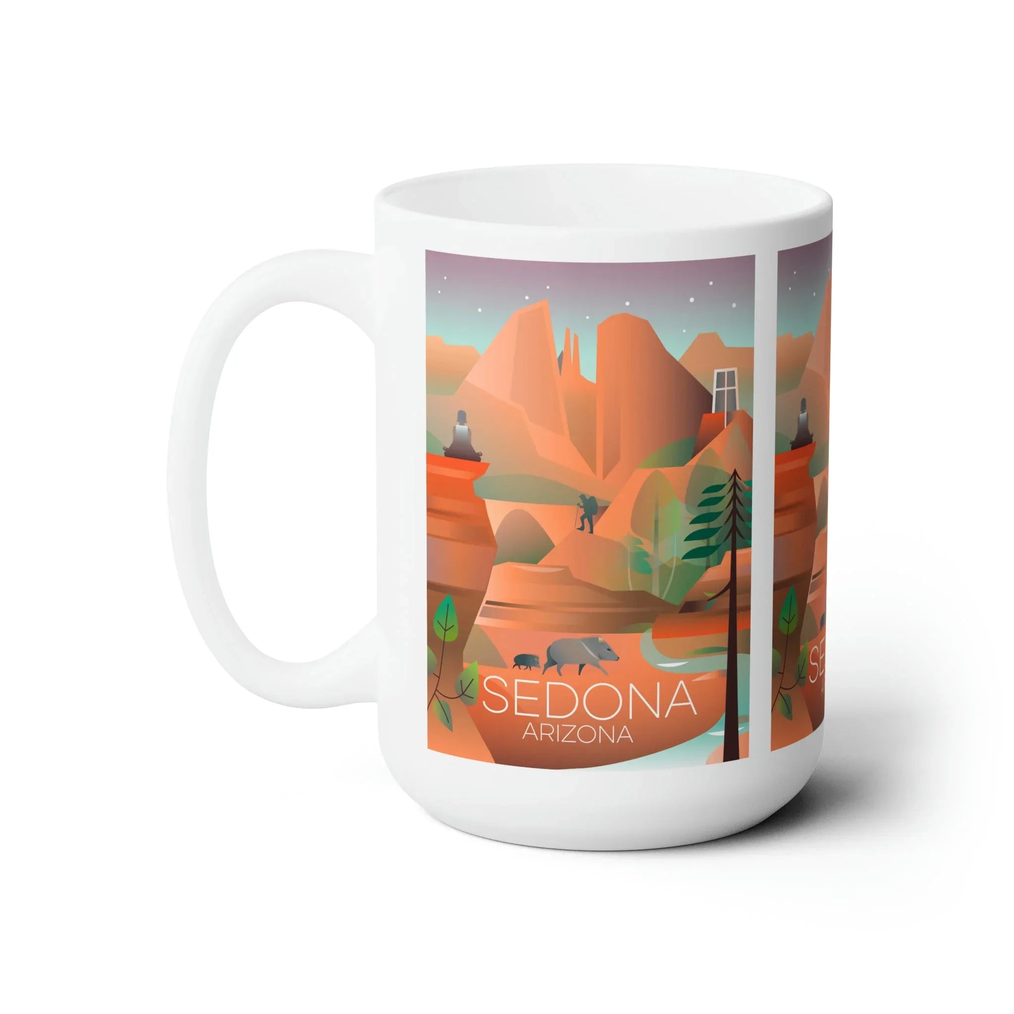 Sedona Ceramic Mug 11oz or 15oz - BIG FRENCHIES