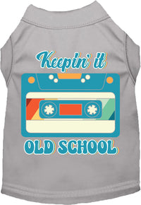 Fun Cat or Dog Shirt for Pets "Keepin it Old School"