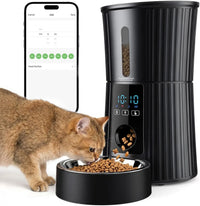 Intelligent feeder, equipped with WiFi application control function, a 4-liter capacity intelligent pet food dispenser s