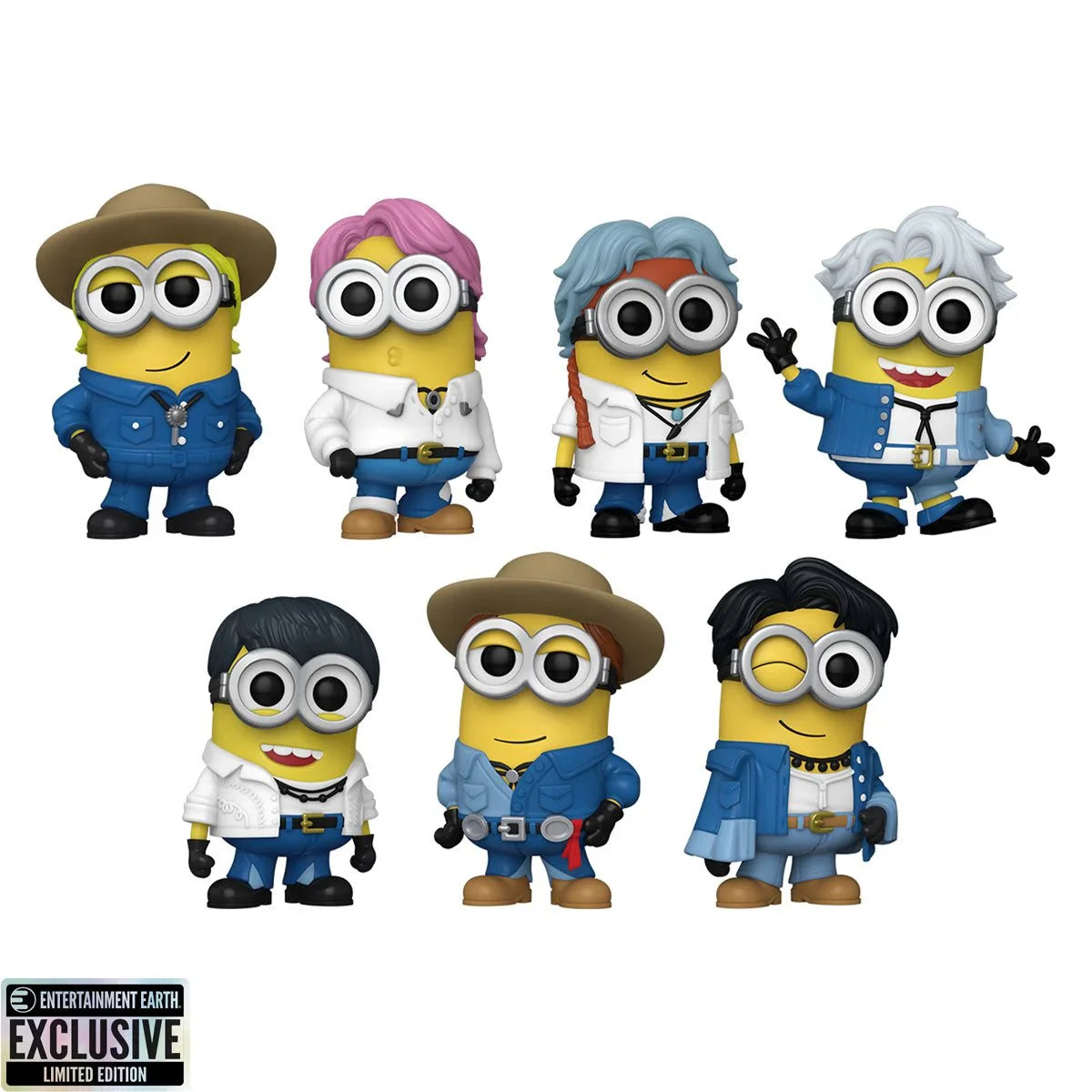 *Not Mint* - Despicable Me 4 Minions x BTS Funko Pop! Vinyl Figure 7-Pack - Entertainment Earth Exclusive - BIG FRENCHIES