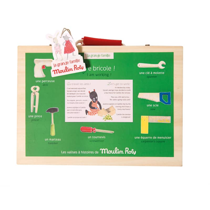 Suitcase - Handyman Tool Set - The Big Family - Moulin Roty