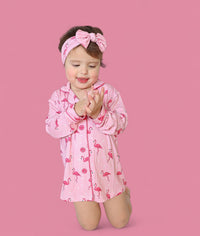 FLOCKING FLAMINGOS GIRL'S DREAM GOWN