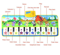 Baby Mat Musical Carpet Music Mat Piano Mat & 8 Instrument Tone Early Educational Toys For Kids Piano - BIG FRENCHIES