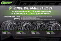 Louise R/C MFT X-Uphill X-MAXX Sport Monster Truck Tires Mounted, 24mm Hex, (2) LT3297B