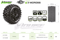 Louise R/C MFT X-Mcross Sport Monster Truck Belted Tires 24mm Hex Mounted (2) Arrma Kraton 8S LT3352BM