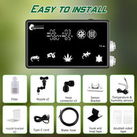 Automatic Reptile Mister System Smart Humidifier Timer Terrarium