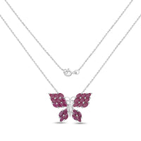 3.12 Carat Genuine Ruby .925 Sterling Silver Pendant