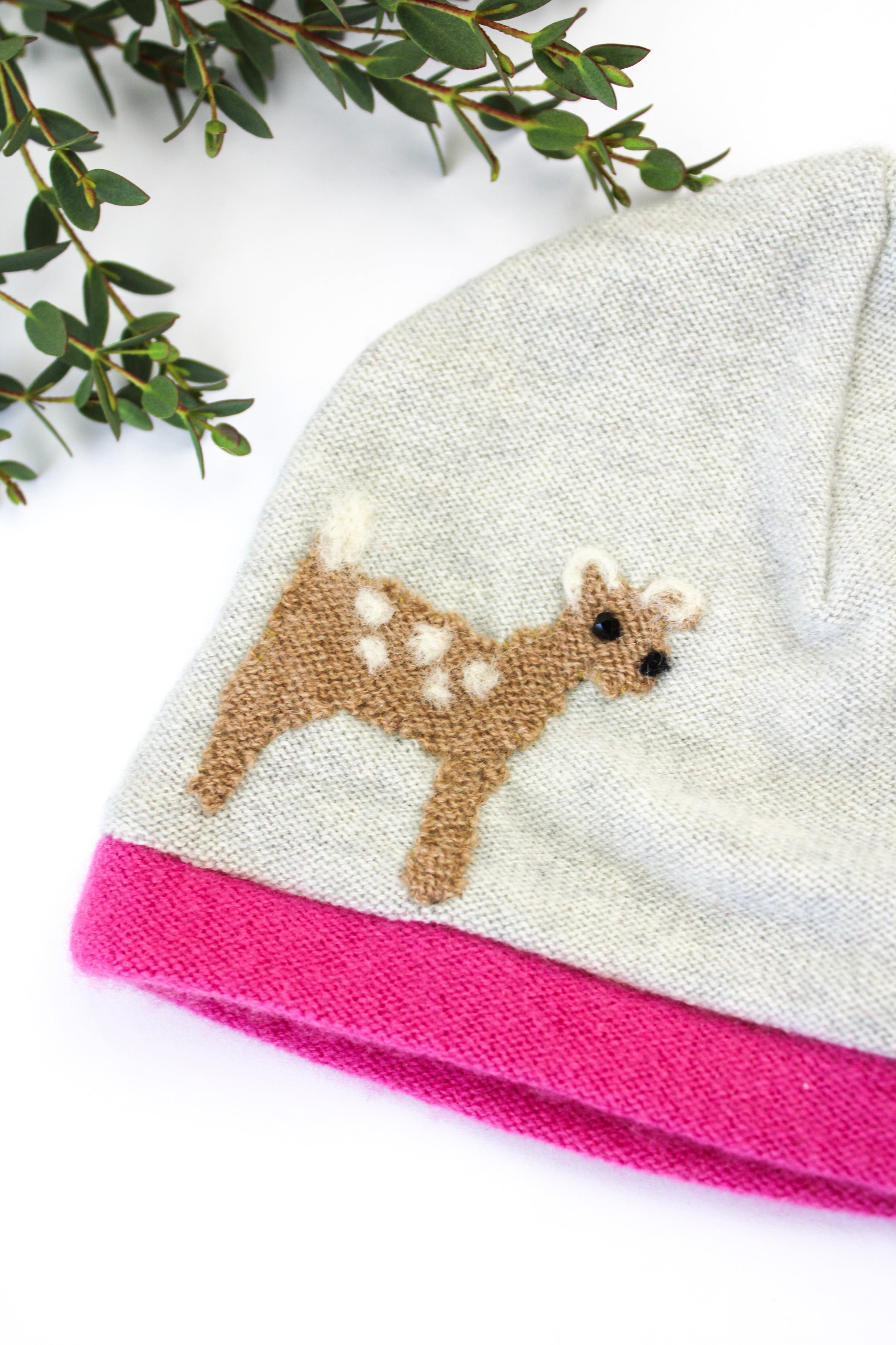 Fawn Cashmere Hat - Baby - BIG FRENCHIES