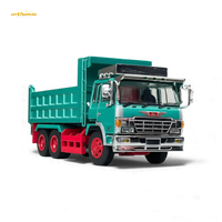 (Pre-Order) DBGT Hino Super Dolphin Dump Truck Green 1:64
