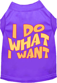 Adorable Cat or Dog Shirt for Pets "I Do What I Want"