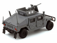 HUMVEE 4-CT Military Vehicle Matt Gray with Alternative Tops 1/64 Diecast Model Car by BM Creations