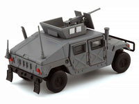HUMVEE 4-CT Military Vehicle Matt Gray with Alternative Tops 1/64 Diecast Model Car by BM Creations