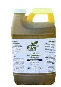 4-HAIRLESS PETS SENSITIVE WATERLESS SHAMPOO