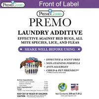 Bed Bug & Mite Laundry Additive 64 oz | Non-Toxic Treatment | Premo Guard