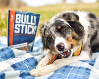 Wild Wolf Bully Sticks 9-12 in Peanut Butter Collagen Cheek Rolls for Dogs, Pack of 25