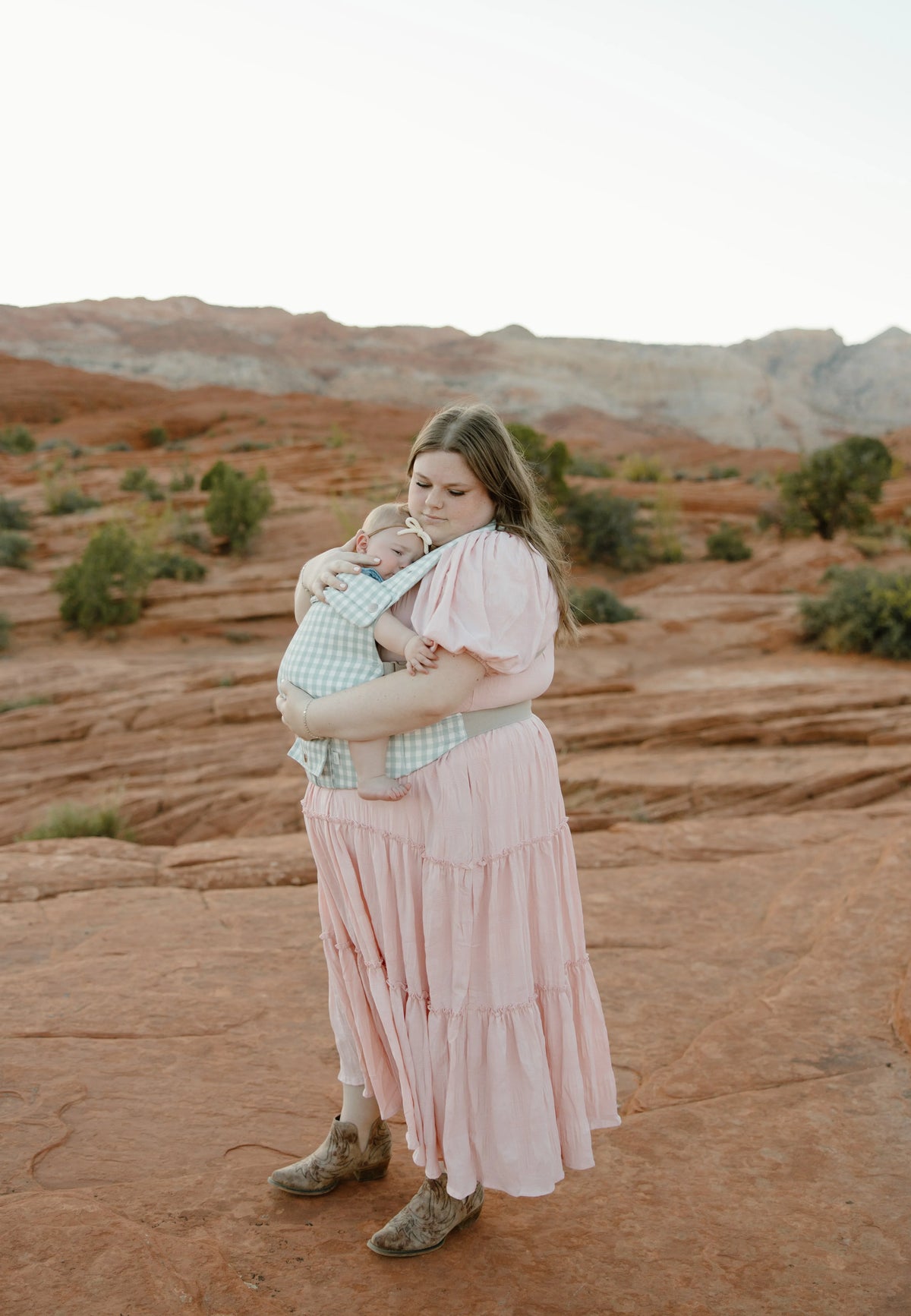 Monroe x Coco Gingham - Cotton Baby Carrier (7-35 lbs) - BIG FRENCHIES