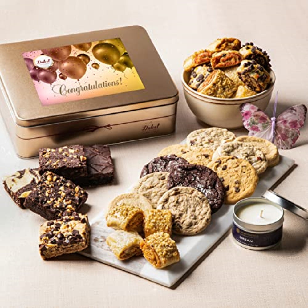 Classic Tin Treats Within Gift Basket - BIG FRENCHIES