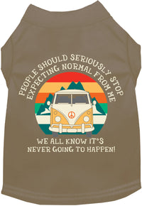 Cat or Dog Shirt for Pets "Stop Expecting Normal Vanlife"