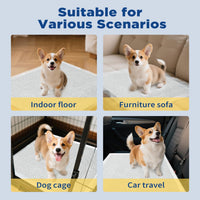 50-Pack Pet Training Pads Puppy Pads 5-Layer Leak-Proof Design 22-Inch Square Disposable Pads Super Absorbent Suitable F