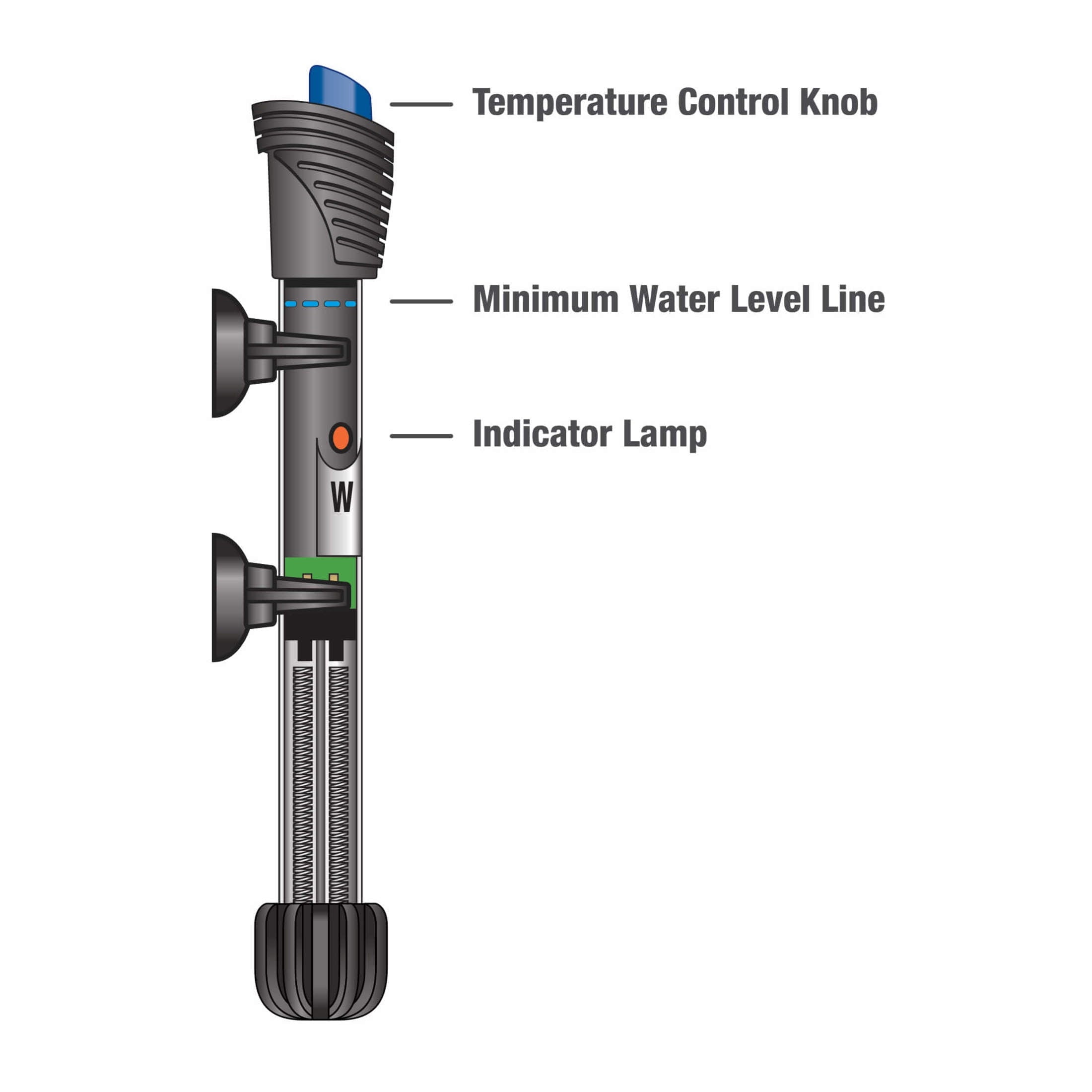 Submersible Aquarium Heater, up to 55 gallon - BIG FRENCHIES