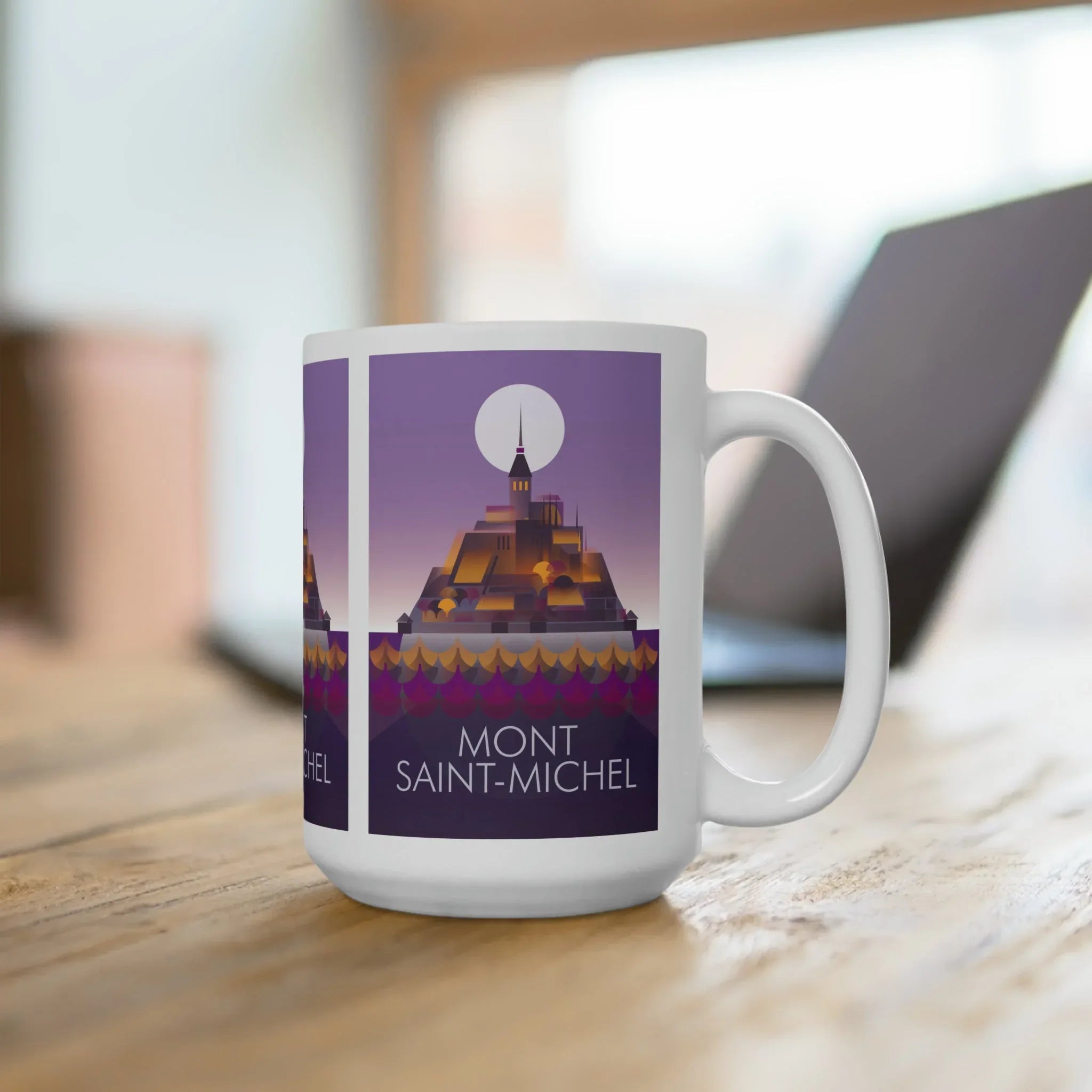Mont Saint-Michel Ceramic Mug 11oz or 15oz - BIG FRENCHIES
