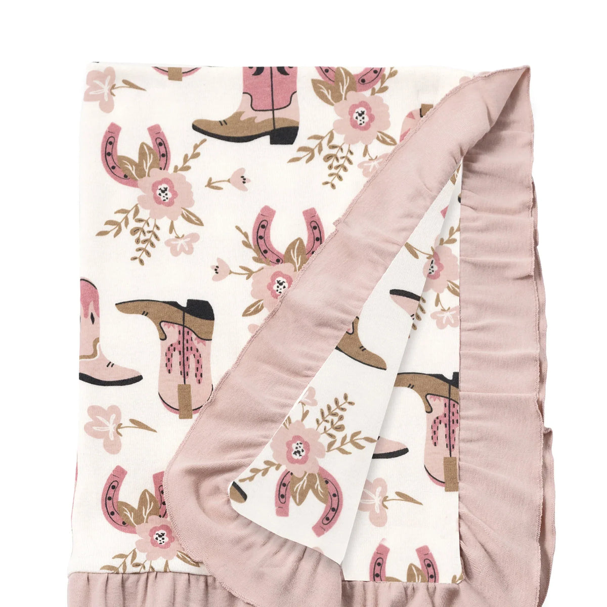 Cowgirl Boots Stroller Blanket - BIG FRENCHIES