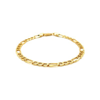 4.6mm 14k Yellow Gold Lite Figaro Bracelet