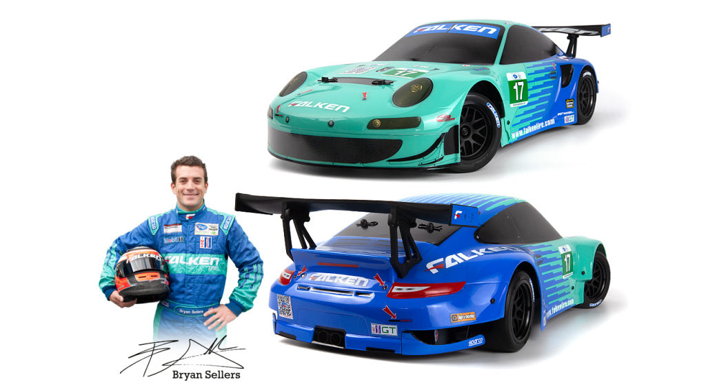 HPI Racing 1/10 Electric Sport 3 Porsche 911 GT3 RSR Falken RTR (160780)