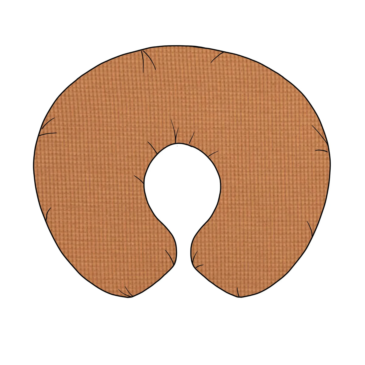Caramel Waffle Nursing Pillow Cover - BIG FRENCHIES