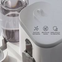 4 Colors Gravity Pet Feeder Water Dispenser Cute Cat Shaped Automatic Food Water Bowl Large Capacity Detachable Stable A