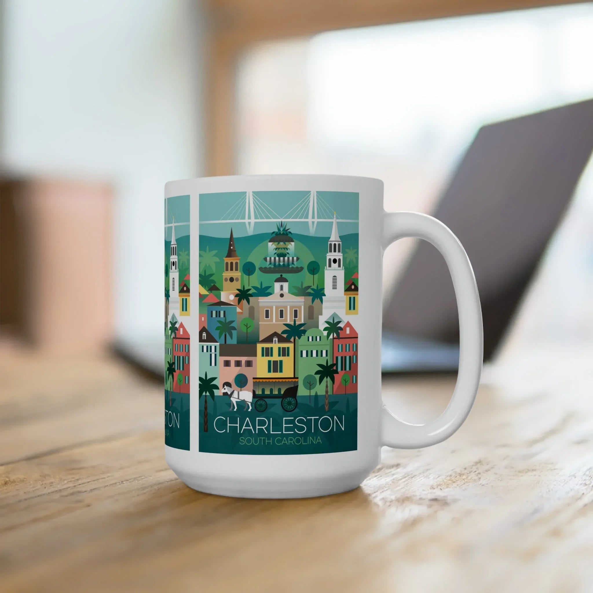 Charleston Ceramic Mug 11oz or 15oz - BIG FRENCHIES