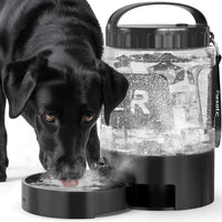 77oz Dog Travel Water Bottle with Bowl Leak Proof Hiking Camping Bottle