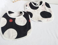 Two sides 100% Cotton Gauze Baby Bibs 6 Layers All Seasons Infant Unisex Clothing Accessories Bibs For Baby and Kids - BIG FRENCHIES