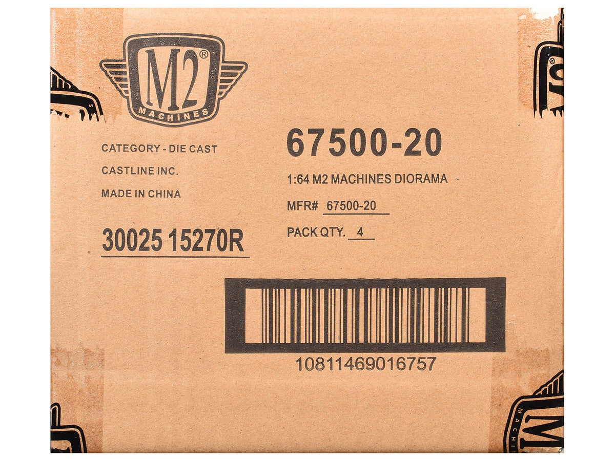 "Auto News" Release 20 Set of 4 Cars Limited Edition to 4500 pieces Worldwide 1/64 Diecast Model Cars by M2 Machines