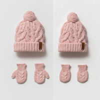Knit Beanie and Mitten Set - BIG FRENCHIES
