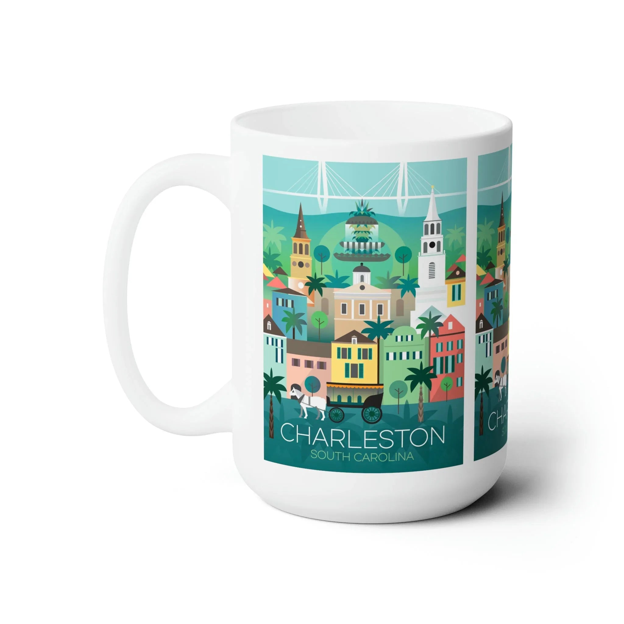 Charleston Ceramic Mug 11oz or 15oz - BIG FRENCHIES
