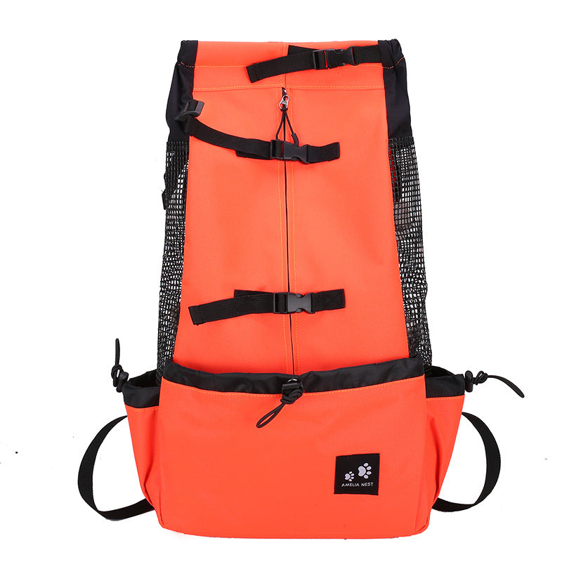 Pet Dog Carrier Bag Carrier For Dogs Backpack Out Double Shoulder Portable Travel Backpack Outdoor Dog Carrier Bag Trave