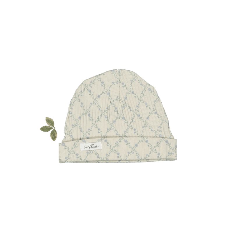 The Printed Hat - Lattice Blue-Hat-BIG FRENCHIES-Lovely Littles