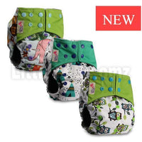 Modern Luxury Printed Washable Real Cloth Pocket Nappy,3 nappies/diapers Set For Girls and Boys Baby In Elegant Style - BIG FRENCHIES